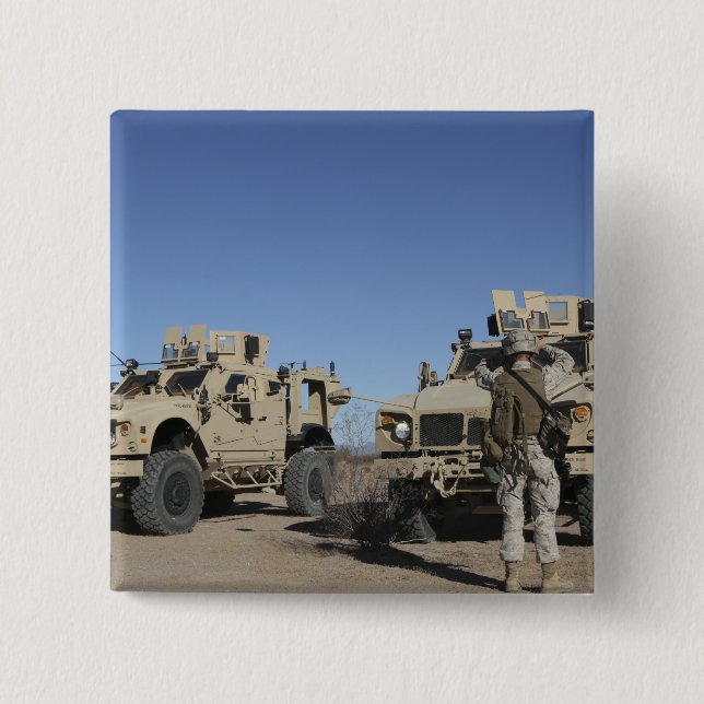 Amerikanska marinsoldater knapp (Framsida)