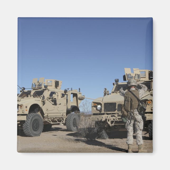 Amerikanska marinsoldater magnet (Framsidan)