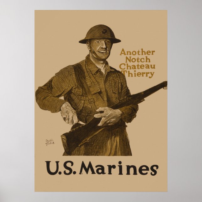 Amerikanska marinsoldater poster (Framsidan)