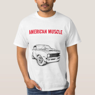 Amerikanska mästerverket Färg i Muscle T Shirt