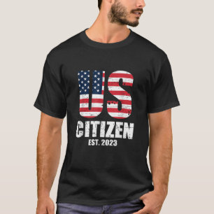 Amerikanska medborgare 2023 Invandrare från urspru T Shirt
