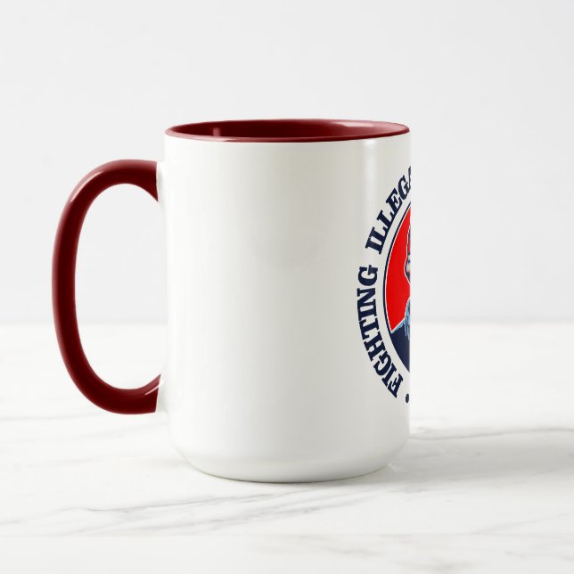 Amerikanska medborgare (olaglig invandring) mugg (Vänster)