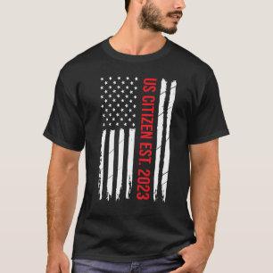 Amerikanska medborgarskapet Dekoration American Ne T Shirt