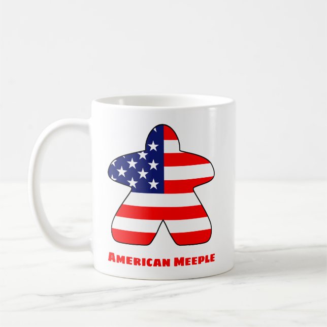Amerikanska Meeple Mugg (Vänster)