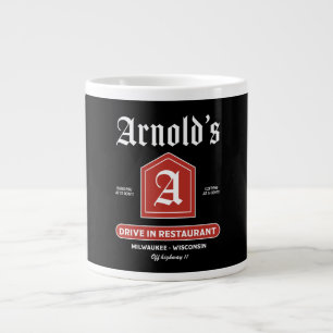 Amerikanska Middagen 1950 Jumbo Mugg