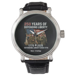 Amerikanska militärens 250:e födelsedag i USA:s mi Armbandsur
