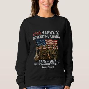 Amerikanska militärens 250:e födelsedag i USA:s mi T Shirt