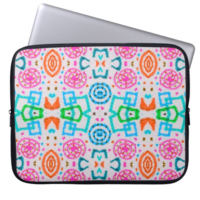 Amerikanska mönster. Oskarp utskrift. Mode che Laptop Fodral (Framsidan)