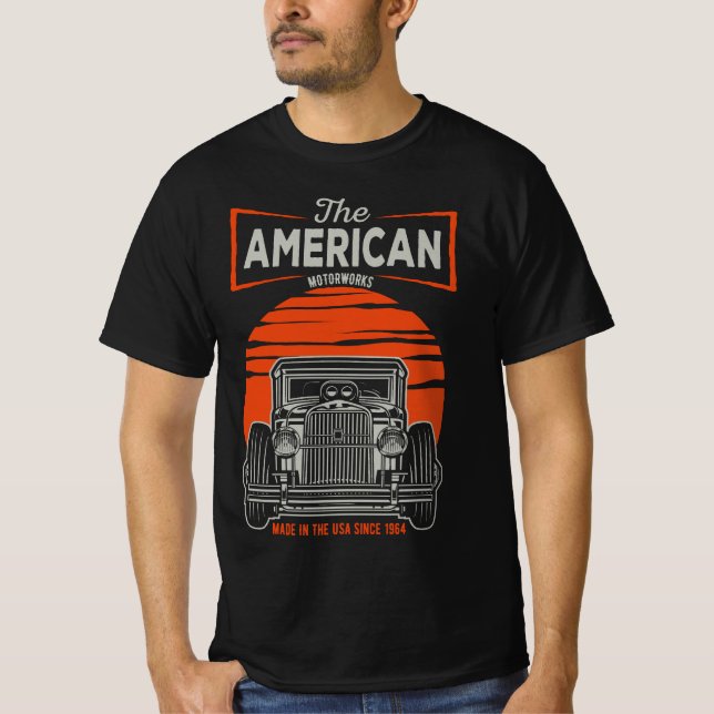 Amerikanska motorverket t shirt (Framsida)