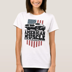 Amerikanska muskelbilar för bilköp t shirt
