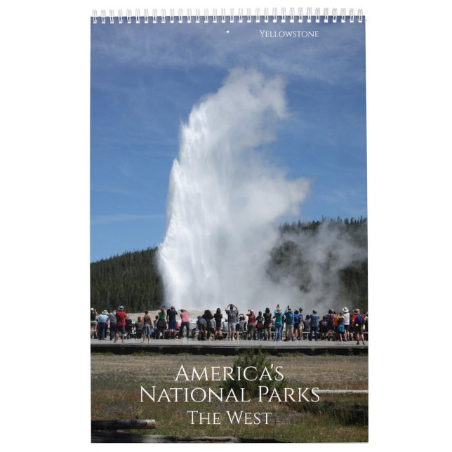 Amerikanska nationalparker i väst kalender (Omslag)