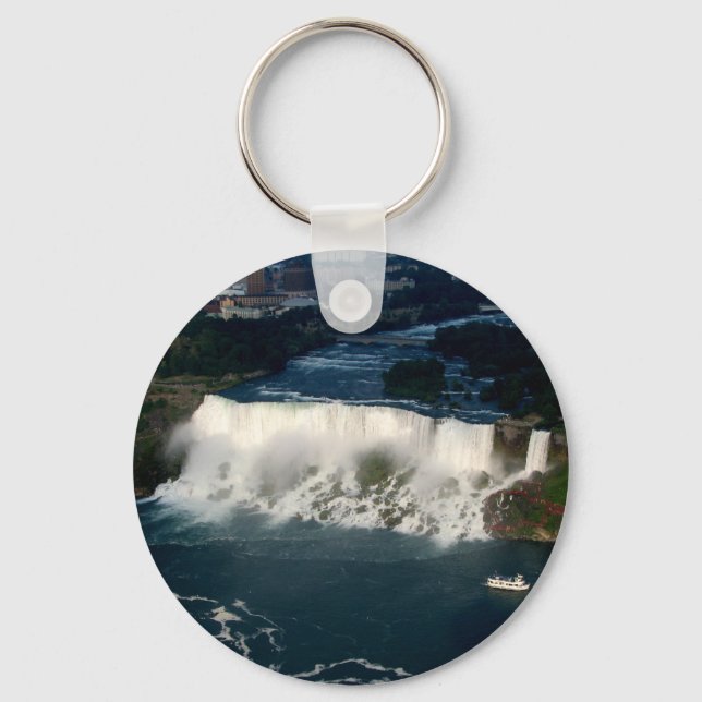 Amerikanska Niagara Falls: Flygvy från Skylon Nyckelring (Framsida)