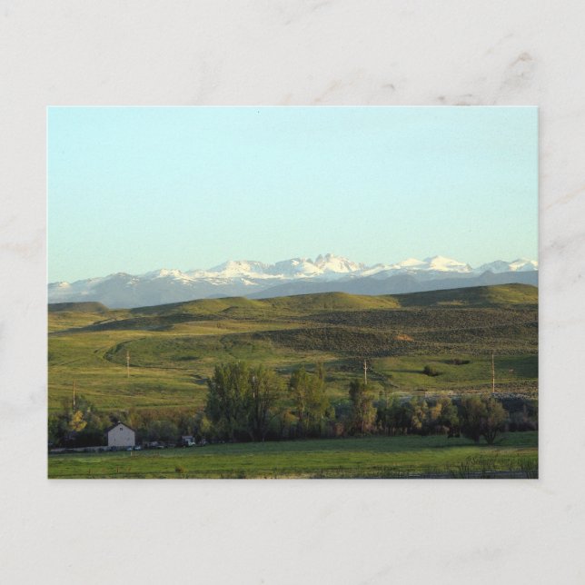 Amerikanska nordvästra kalenderkort vykort (Framsida)