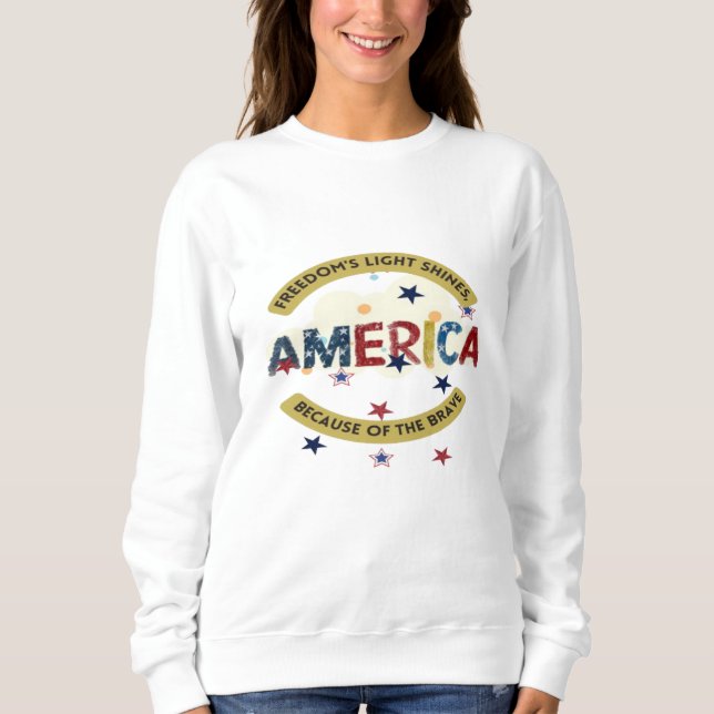Amerikanska oberoende t shirt (Framsida)