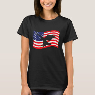 Amerikanska Ögon USA flagga 4 juli Liberty 1 T Shirt