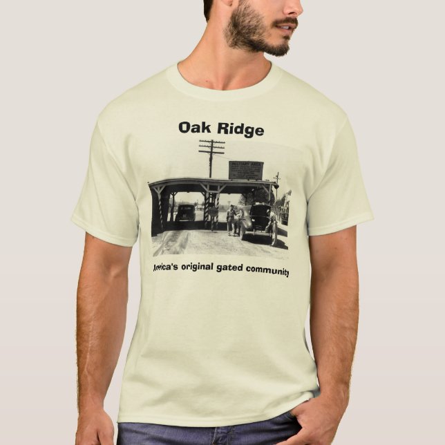Amerikanska originalgateur, Oak Ridge T-shirt (Framsida)
