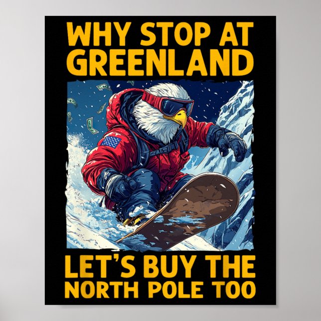 Amerikanska örlogsbåtar på Grönland och norr Poster (Framsidan)