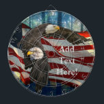 Amerikanska Örn-amerikanska Flagga Darttavla<br><div class="desc">Amerikanska Örn-amerikanska Flagga</div>