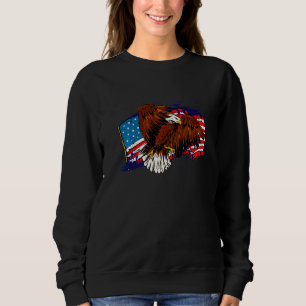 Amerikanska Örn-amerikanska Flagga T Shirt