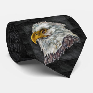Amerikanska Örn Illustration Neck Tie Slips