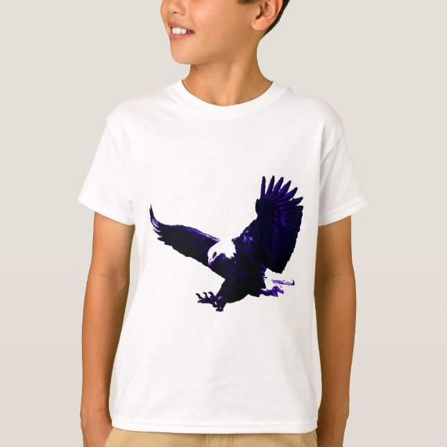 Amerikanska Örn Landing T Shirt (Framsida)