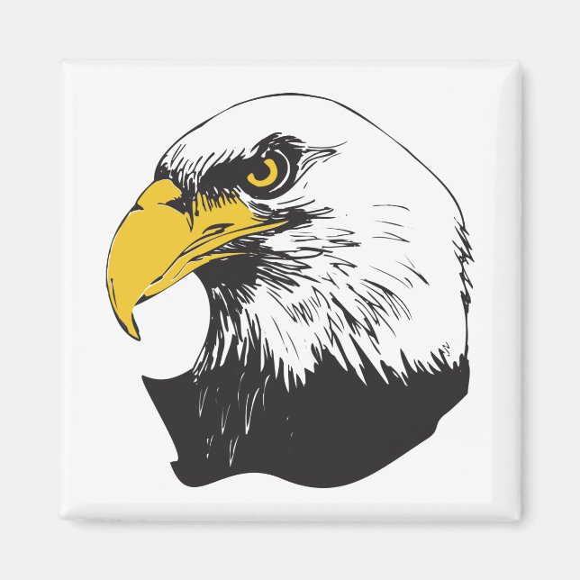 Amerikanska Örn Magnet (Framsidan)