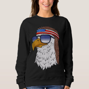 Amerikanska Örn Mullet 4:e juli Funny USA P T Shirt