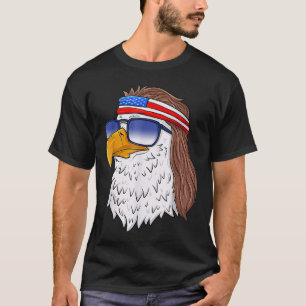 Amerikanska Örn Mullet 4:e juli USA:s patriot T Shirt