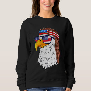Amerikanska Örn Mullet 4 juli USA Patriot T Shirt