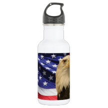 Amerikanska Örn och Flagga