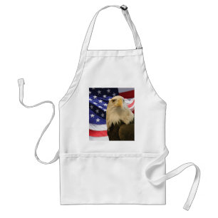 Amerikanska Örn och Flagga Förkläde