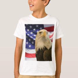 Amerikanska Örn och Flagga Tee