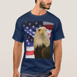 Amerikanska Örn och Flagga Tröja