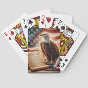 Amerikanska Örn-patriotism Casinokort