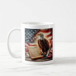 Amerikanska Örn-patriotism Kaffemugg