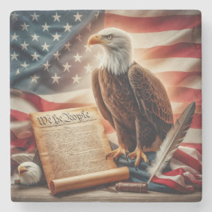 Amerikanska Örn-patriotism Stenunderlägg