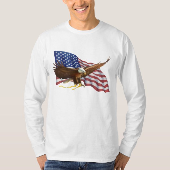 Amerikanska Örn T Shirt (Framsida)