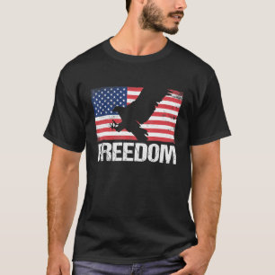 Amerikanska Örn USA flagga T Shirt