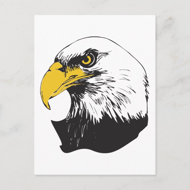 Amerikanska Örn Vykort (Framsida)
