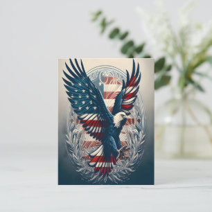 Amerikanska öron under flygning vykort