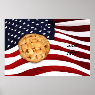 Amerikanska Paj Poster