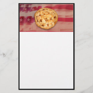 Amerikanska Paj vid Old glory Brevpapper