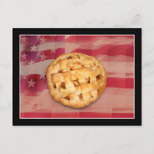 Amerikanska Paj vid Old glory Vykort