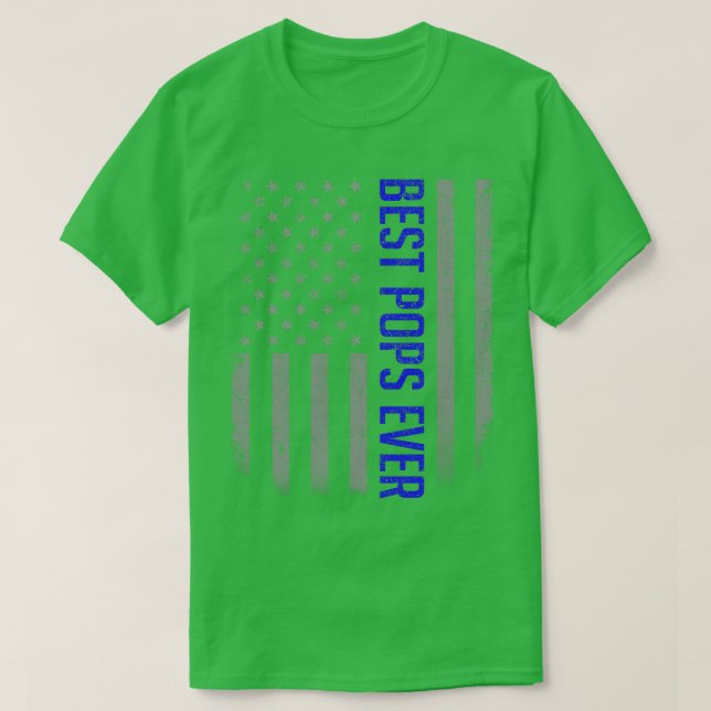 Amerikanska Pappa-skirtgåva för Fars dag bästa T Shirt (Design framsida)