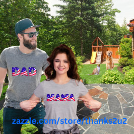 Amerikanska Pappa T Shirt