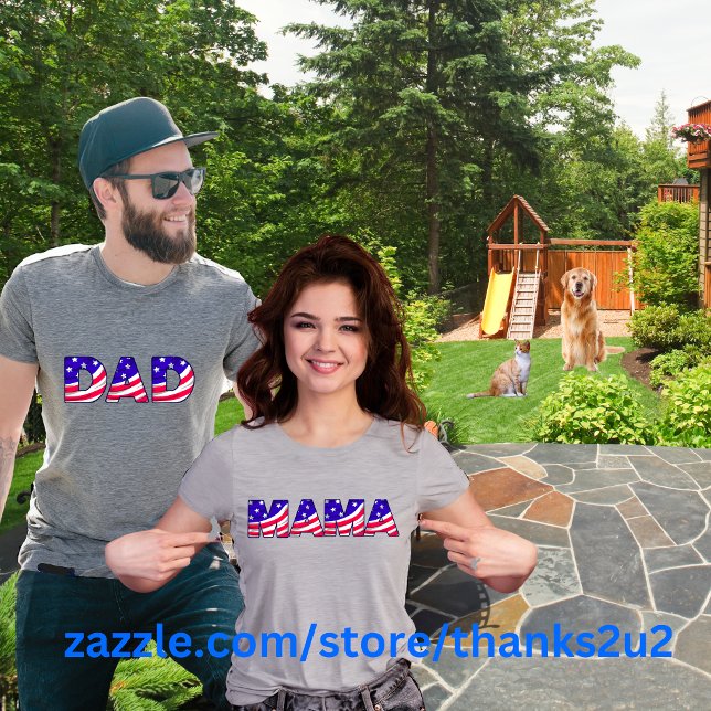 Amerikanska Pappa T Shirt (Skapare uppladdad)