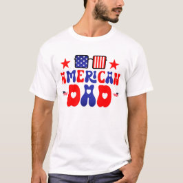 Amerikanska Pappa T Shirt