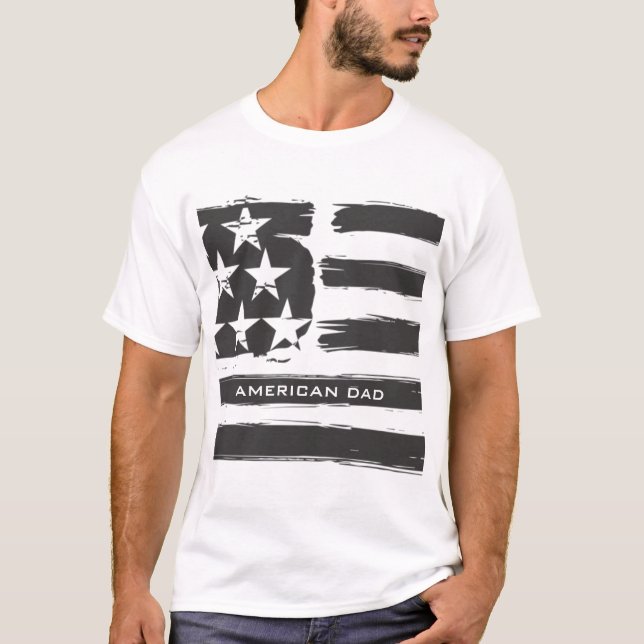 Amerikanska Pappan T Shirt (Framsida)