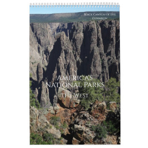 Amerikanska Parkerna Väster Kalender