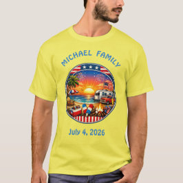 Amerikanska partaj-shirts t shirt